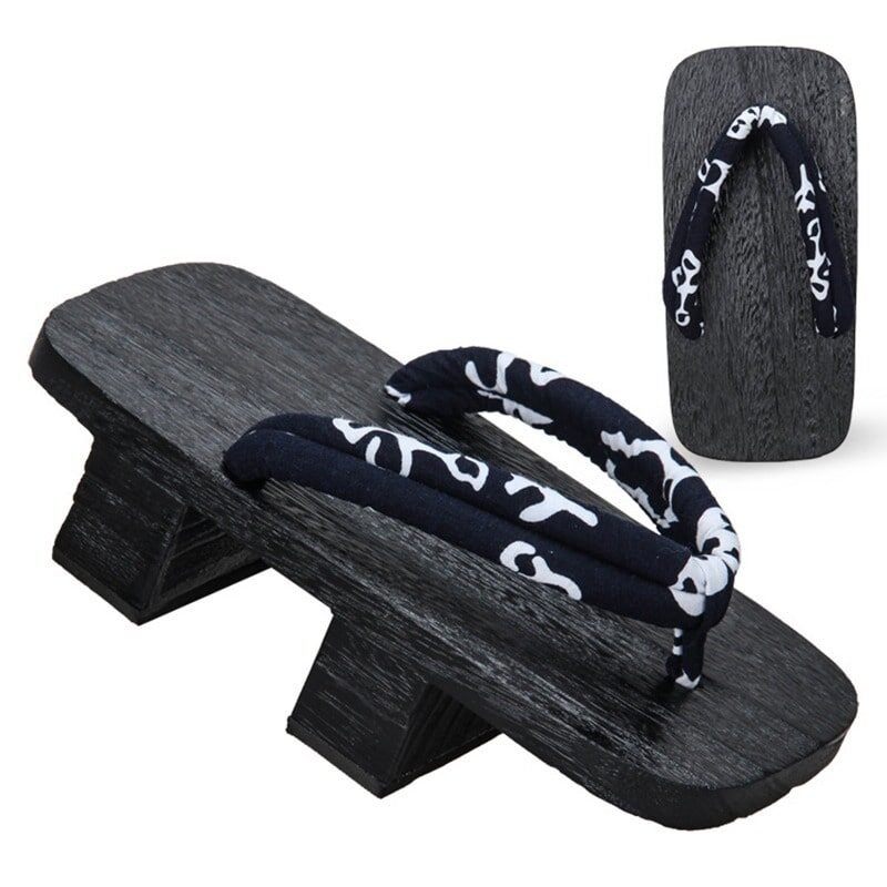 Geta Japonaise en bois motif original