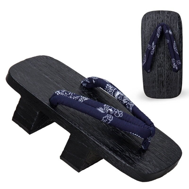 Geta Japonaise pour homme à motif ancien