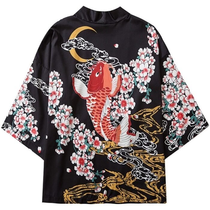 Veste Kimono Poisson
