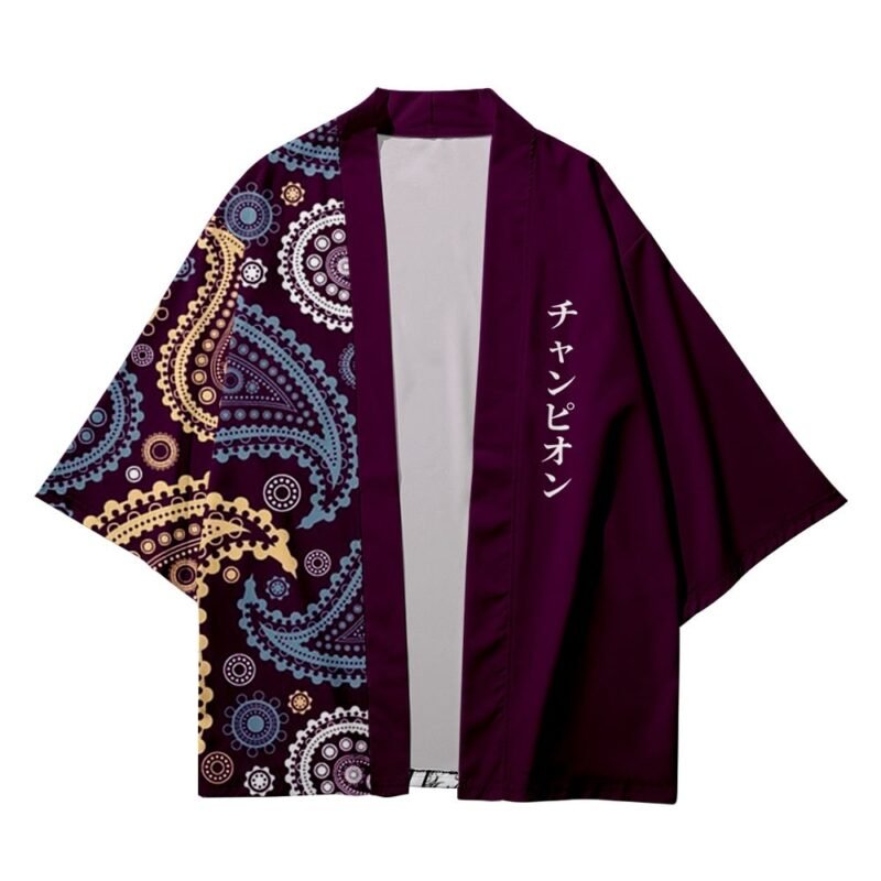 Haori Japonais Violet