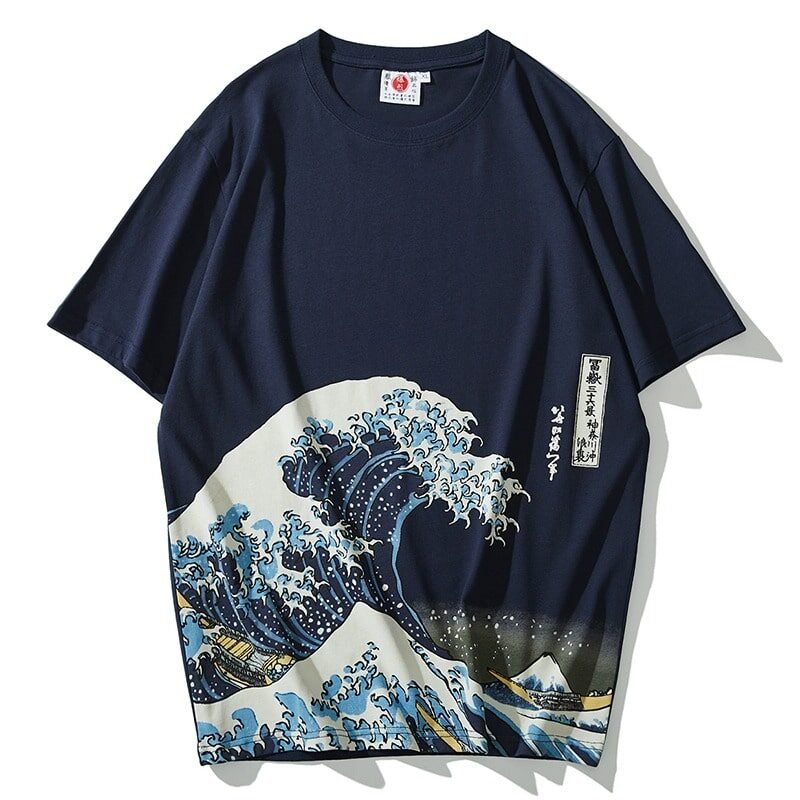 T-Shirt Vague de Kanagawa